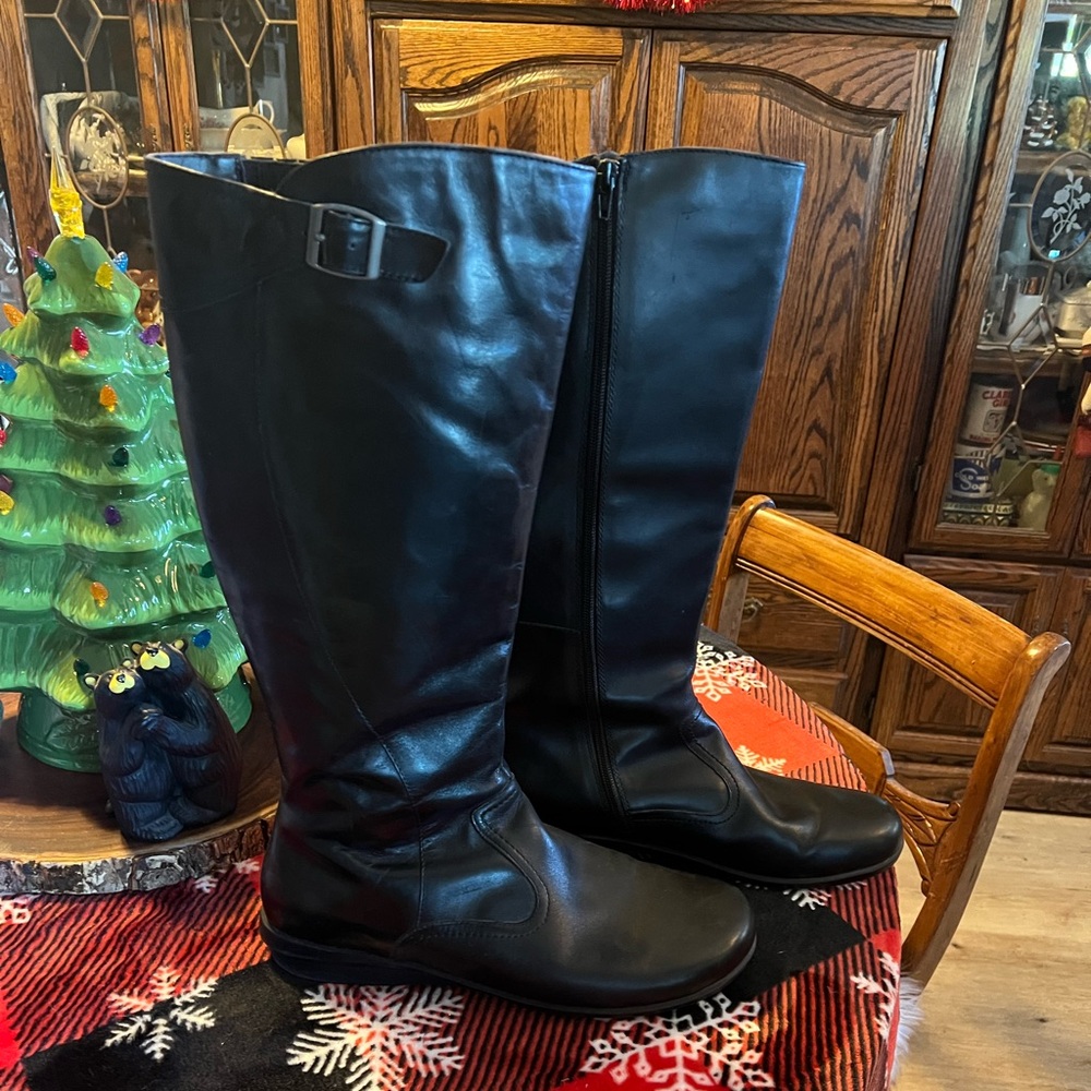 Clark’s Knee-High Leather Boots